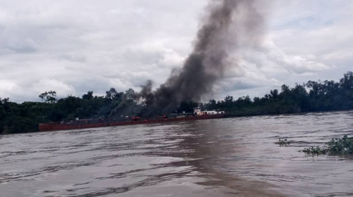 The Nigerian National Petroleum Company Ltd ,Security Agencies Intercept Oil Vessel With Stolen Crude.